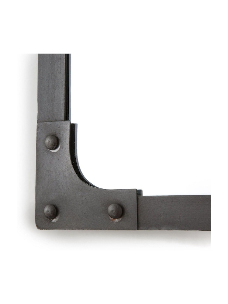 La Redoute Intérieurs Brushed Metal Lenaig 144 x 120cm Industrial Metal Mirror - Image 3 of 3
