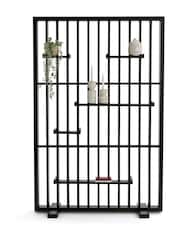 La Redoute Intérieurs Black Mineva Solid Pine Divider Shelving Unit - Image 1 of 4