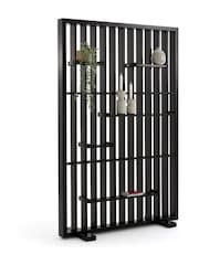 La Redoute Intérieurs Black Mineva Solid Pine Divider Shelving Unit - Image 2 of 4