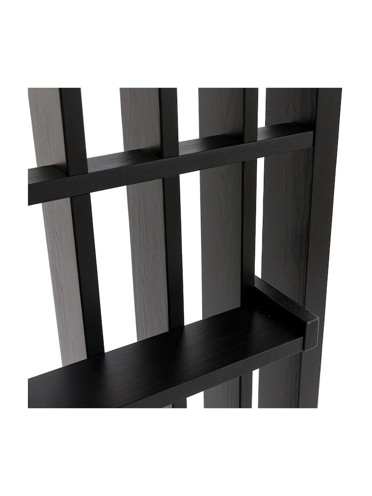 La Redoute Intérieurs Black Mineva Solid Pine Divider Shelving Unit - Image 4 of 4