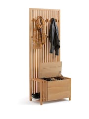 La Redoute Intérieurs Natural Theonie Wooden Hallway Bench - Image 3 of 5