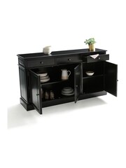 La Redoute Intérieurs Black Lipstick (Lower Section) 3-Door Dresser - Image 2 of 4