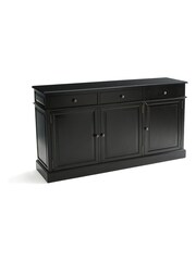 La Redoute Intérieurs Black Lipstick (Lower Section) 3-Door Dresser - Image 3 of 4