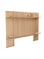 La Redoute Intérieurs Natural Theonie Double Headboard Nightstand Side Panel - Image 4 of 5