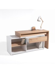 La Redoute Intérieurs Oak White Maddo Angled Modular Desk - Image 4 of 4