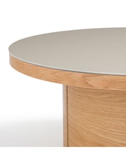 La Redoute Intérieurs Set of 2 Natural Natesse Semi-Nesting Coffee Tables - Image 3 of 3