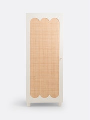 La Redoute Intérieurs Oak Ptilu Rattan and Wood Single Wardrobe - Image 4 of 8
