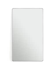 La Redoute Intérieurs Oak Iodus 100 x 70cm Rectangular Metal Mirror - Image 1 of 2