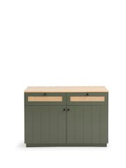 La Redoute Intérieurs Green Natural Nourry Pine 2-Door 2-Drawer Sideboard - Image 3 of 5