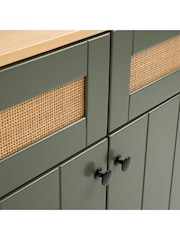 La Redoute Intérieurs Green Natural Nourry Pine 2-Door 2-Drawer Sideboard - Image 5 of 5
