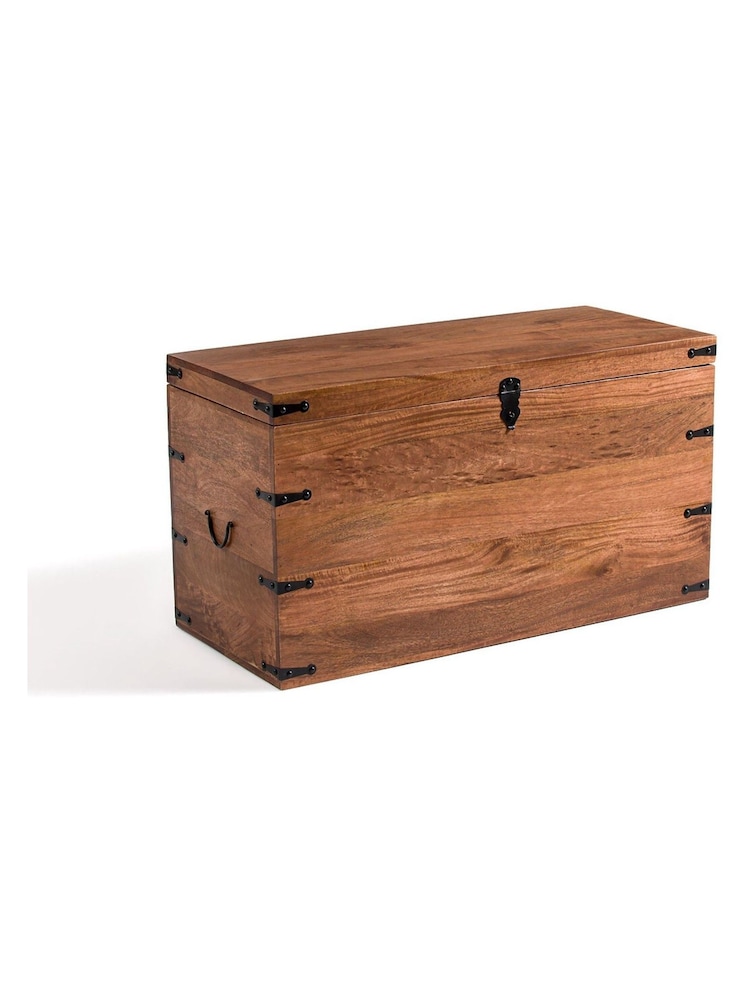 La Redoute Intérieurs Brown Mang Solid Mango Wood XL Trunk - Image 2 of 5