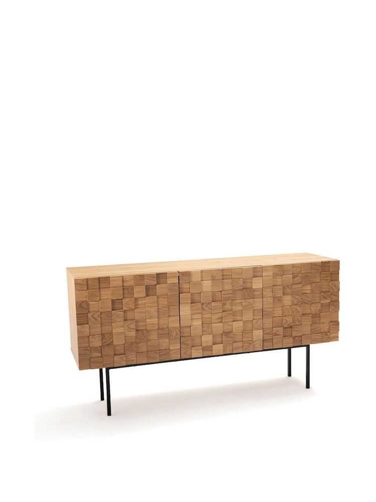 La Redoute Intérieurs Oak Madria 3-Door Veneer Sideboard - Image 2 of 5