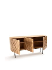 La Redoute Intérieurs Oak Madria 3-Door Veneer Sideboard - Image 3 of 5