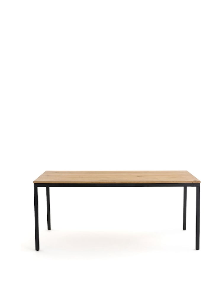 La Redoute Intérieurs Oak Nairobi Solid Oak 8 Seater Dining Table - Image 1 of 4