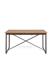 La Redoute Intérieurs Wax Pine Nottingham Pine Parquet Extendable Dining Table - Image 1 of 5