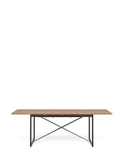 La Redoute Intérieurs Wax Pine Nottingham Pine Parquet Extendable Dining Table - Image 3 of 5