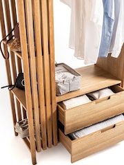 La Redoute Intérieurs Natural Theonie Wooden Open Wardrobe Unit - Image 5 of 5