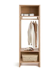 La Redoute Intérieurs Natural Theonie Wardrobe And 3-Shelf Unit - Image 2 of 5