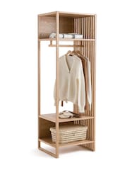 La Redoute Intérieurs Natural Theonie Wardrobe And 3-Shelf Unit - Image 3 of 5