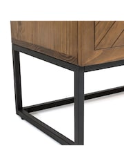 La Redoute Intérieurs Polished Pine Nottingham 1-Door 3-Drawer Sideboard - Image 5 of 5