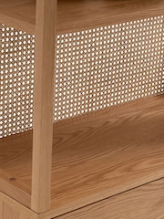 La Redoute Intérieurs Oak Noya & Rattan Cane Bookcase - Image 5 of 5