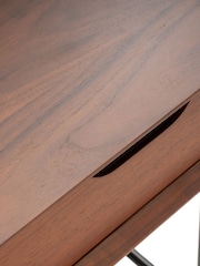 La Redoute Intérieurs Walnut Noyeto Wood & Metal Desk - Image 4 of 4