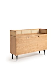 La Redoute Intérieurs Oak Noya & Rattan Cane Sideboard - Image 1 of 5
