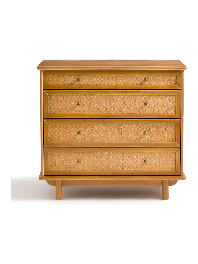 La Redoute Intérieurs Dark Wood Orient Solid Pine Chest of Drawers - Image 1 of 5