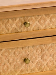 La Redoute Intérieurs Dark Wood Orient Solid Pine Chest of Drawers - Image 4 of 5