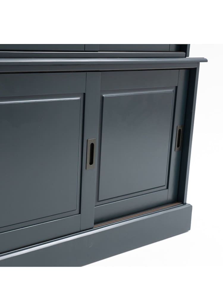 La Redoute Intérieurs Charcoal Poiret Solid Pine 6-Door Cabinet - Image 5 of 5
