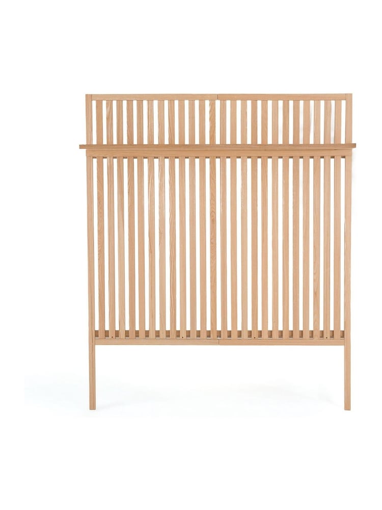 La Redoute Intérieurs Natural Theonie Double Headboard With Shelf - Image 1 of 5