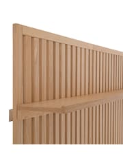 La Redoute Intérieurs Natural Theonie Double Headboard With Shelf - Image 5 of 5