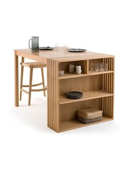 La Redoute Intérieurs Natural Theonie Wooden Kitchen Island - Image 4 of 5