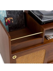 La Redoute Intérieurs Walnut Redpop Walnut and Cane Vinyl Cabinet - Image 5 of 5