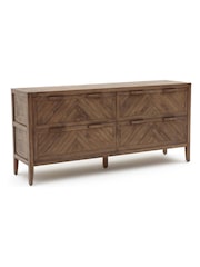 La Redoute Intérieurs Wax Pine Nottingham Solid Pine 4-Drawer Chest - Image 2 of 5