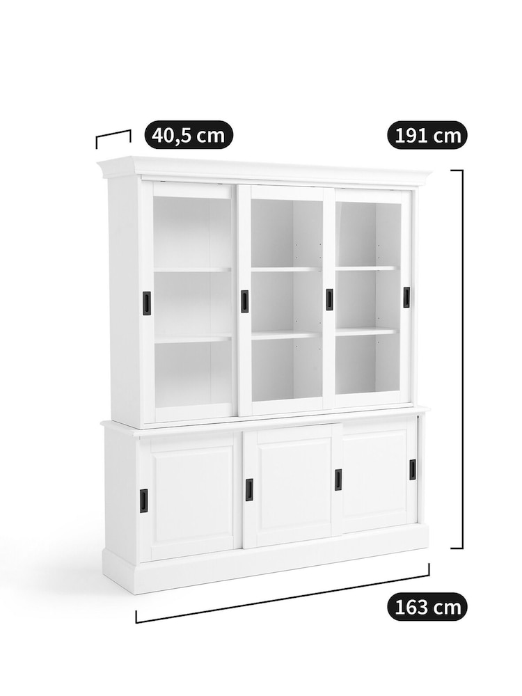 La Redoute Intérieurs White Solid Pine Sideboard Unit - Image 4 of 4