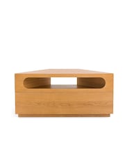 La Redoute Intérieurs Light Natural Wood Vonti Oak Veneer Corner TV Cabinet - Image 1 of 5