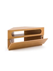 La Redoute Intérieurs Light Natural Wood Vonti Oak Veneer Corner TV Cabinet - Image 3 of 5