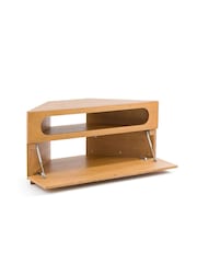 La Redoute Intérieurs Light Natural Wood Vonti Oak Veneer Corner TV Cabinet - Image 4 of 5
