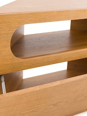 La Redoute Intérieurs Light Natural Wood Vonti Oak Veneer Corner TV Cabinet - Image 5 of 5
