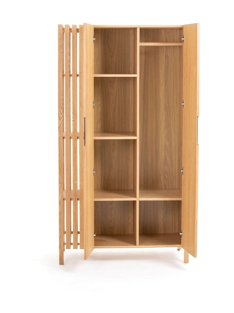 La Redoute Intérieurs Natural Theonie Ash Veneered Double Wardrobe - Image 5 of 5