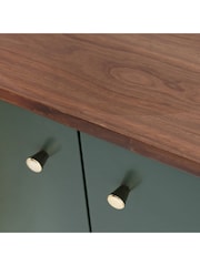 La Redoute Intérieurs Green Walnut Topim Bar Sideboard - Image 4 of 4