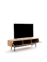 La Redoute Intérieurs Oak Madria 3-Door Oak Veneered TV Cabinet - Image 4 of 5