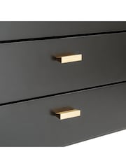La Redoute Intérieurs Black Novani 2 Door 3 Drawer Birch Sideboard - Image 3 of 3