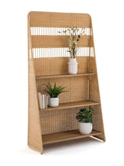 La Redoute Intérieurs Natural Tressa Woven Wicker Room Divider - Image 2 of 5