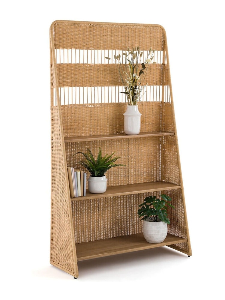 La Redoute Intérieurs Natural Tressa Woven Wicker Room Divider - Image 2 of 5