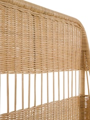 La Redoute Intérieurs Natural Tressa Woven Wicker Room Divider - Image 4 of 5