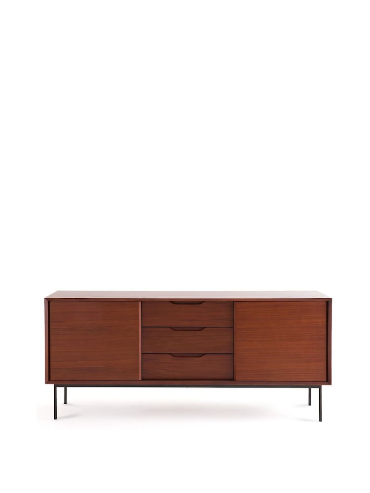 La Redoute Intérieurs Walnut Noyeto Veneer Sideboard - Image 1 of 5