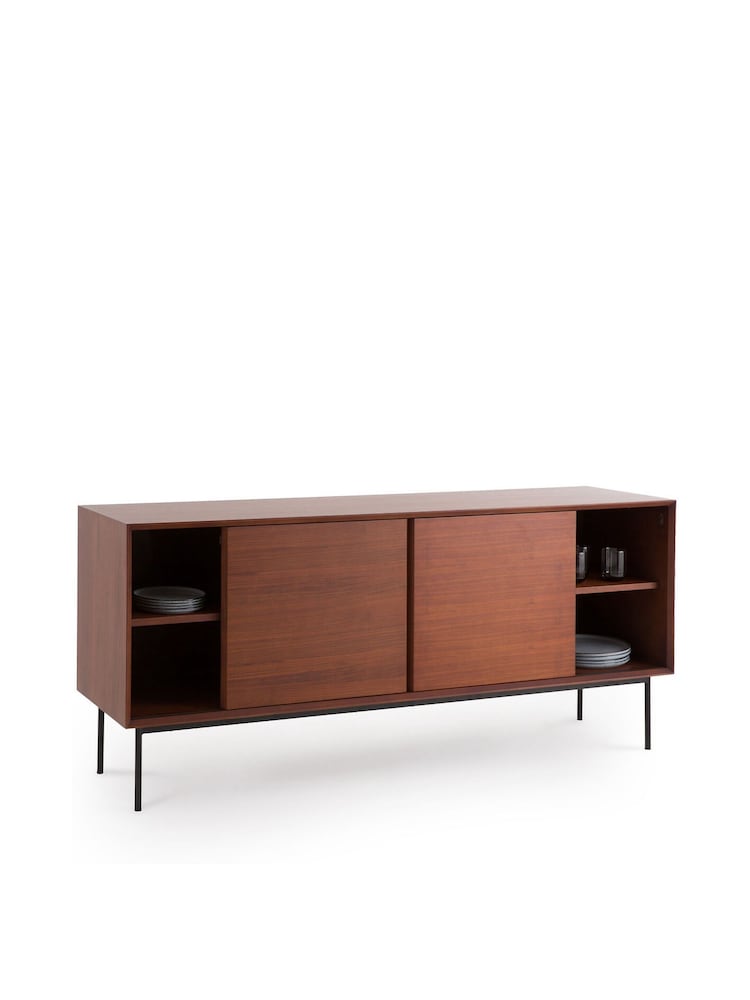 La Redoute Intérieurs Walnut Noyeto Veneer Sideboard - Image 2 of 5