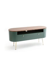 La Redoute Intérieurs GreenWalnut Topim Vintage Lacquered TV Unit - Image 2 of 4